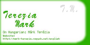 terezia mark business card